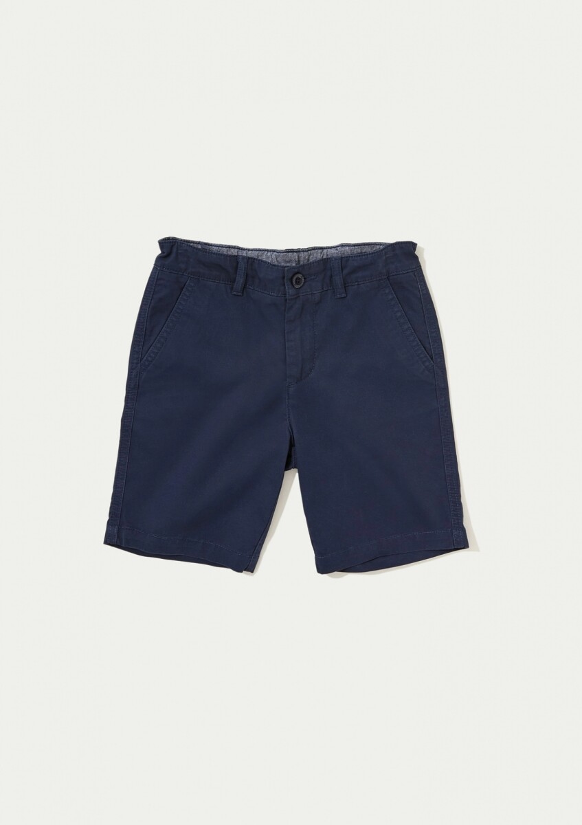 BERMUDA INFANTIL ESTILO CHINO - AZUL 