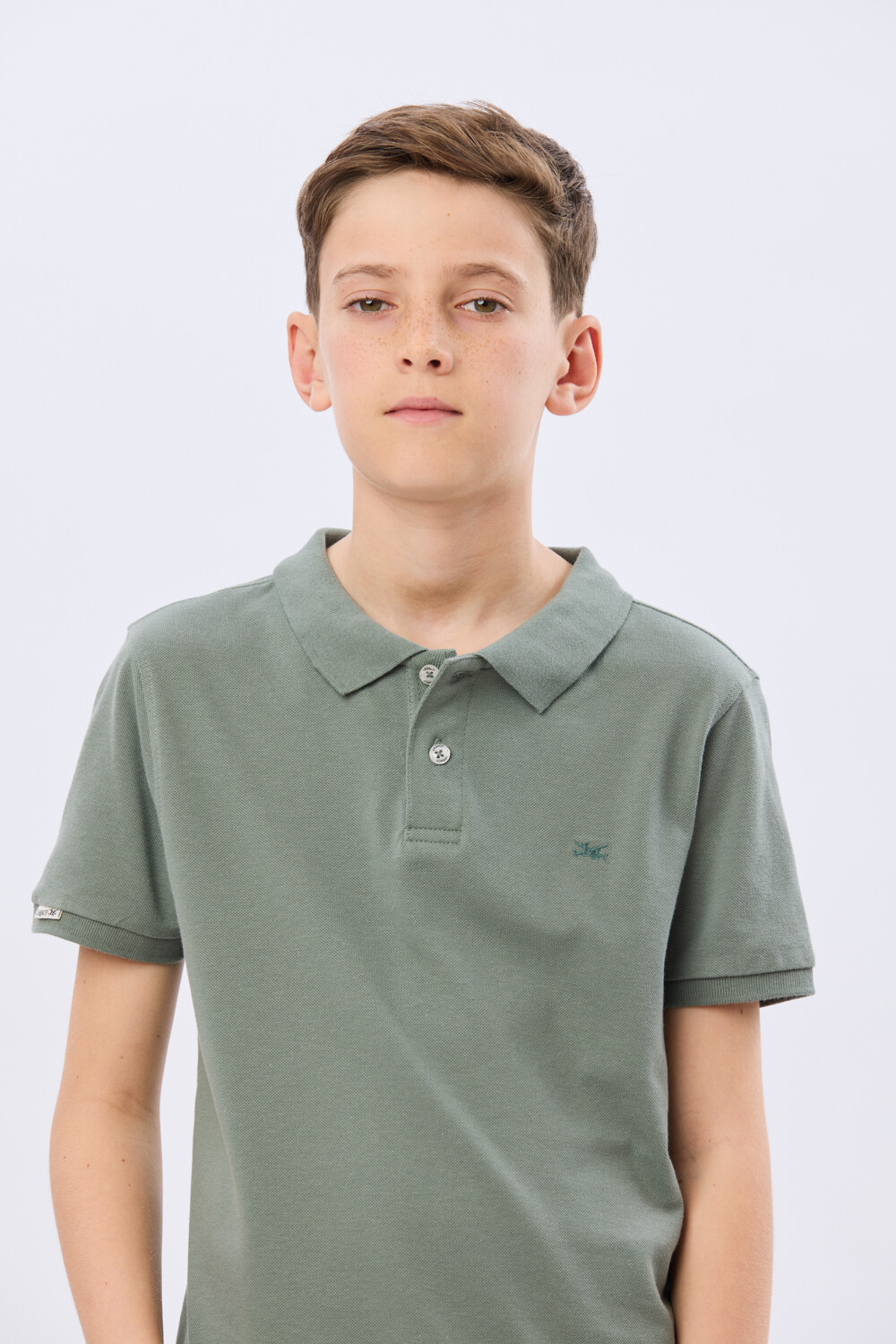 REMERA POLO DE ALGODÓN PIQUÉ Verdecla