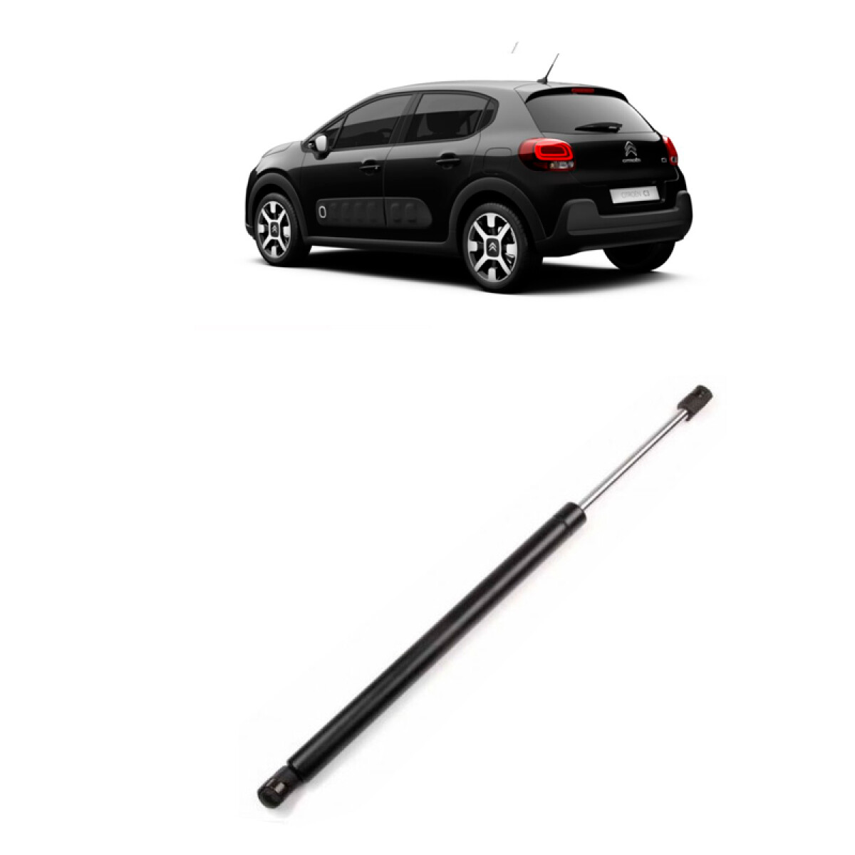 AMORTIGUADOR BAUL CITROEN - PEUGEOT PORTON TRASERO C3 2012/20 - 