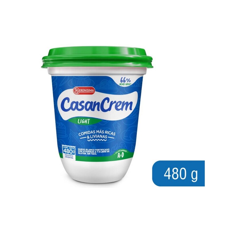 CASANCREM LIGHT 480G Casancrem Light 480g