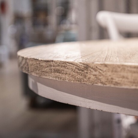 MESA DE COMEDOR PINO BLANCO REDONDA NE02