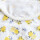 Manta envolvente para bebés Blanco con flores