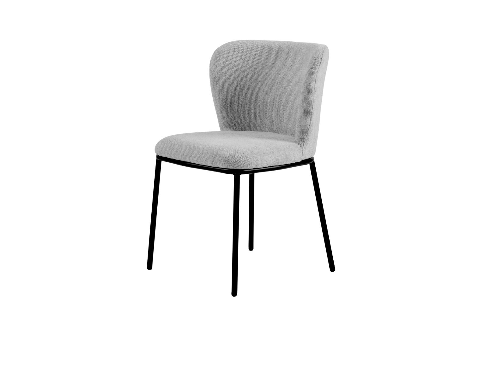 Silla ELINA en Tela - Gris 