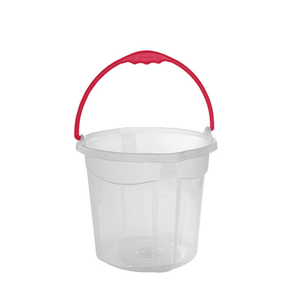 BALDE PLASTICO 14 LTS. TRANSPARENTE