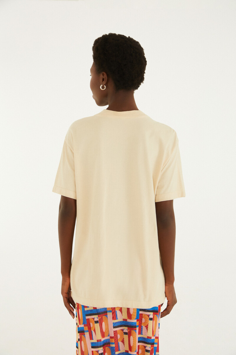 REMERA SAMBA Beige