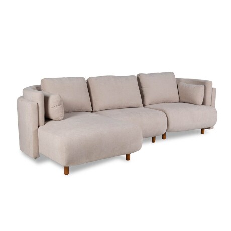 Rinconera Bangkok - Tela Microfibra - Chaise Izquierdo 12072 (Beige)
