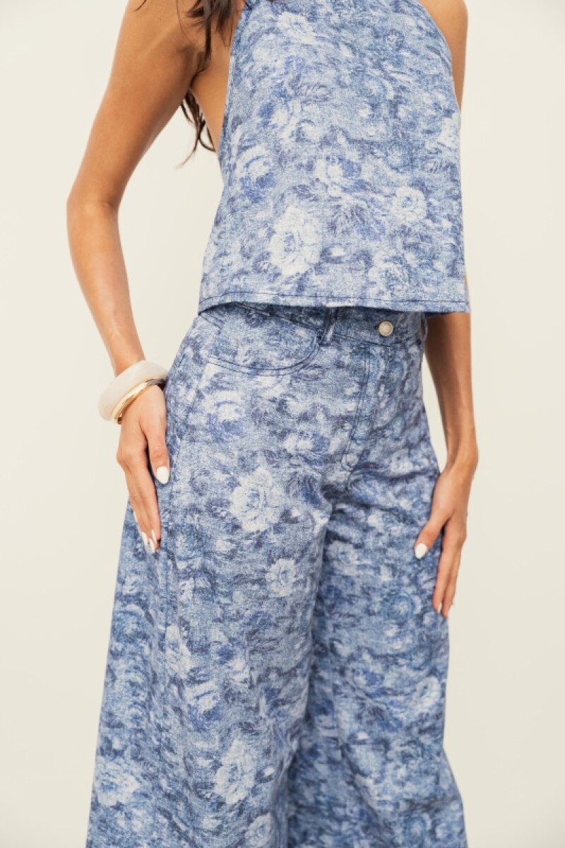 PANTALON GRETTA DENIM BLOOM PANTALON GRETTA DENIM BLOOM