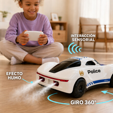 Auto deportivo a control remoto Blanco