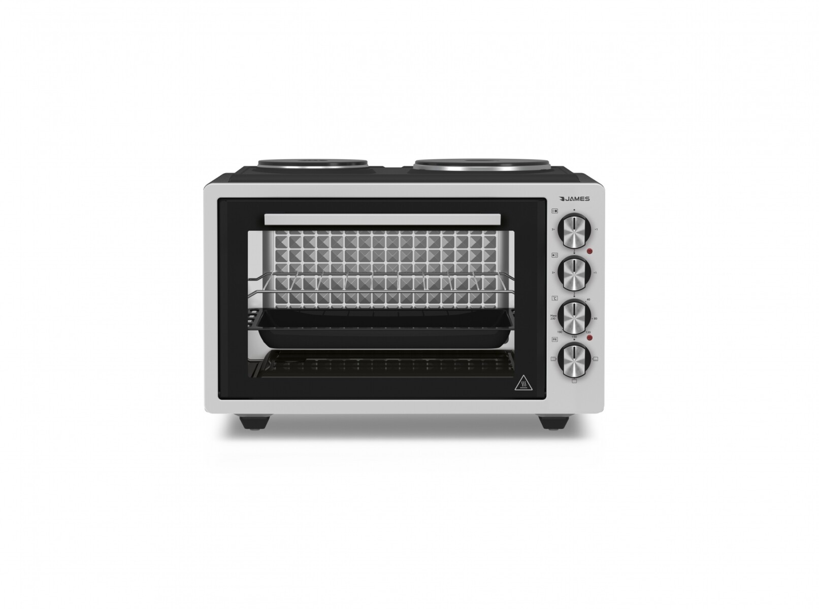Horno Electrico James 39L con Discos Modelo HJI-39 HP C/ DISCOS (TQ) 