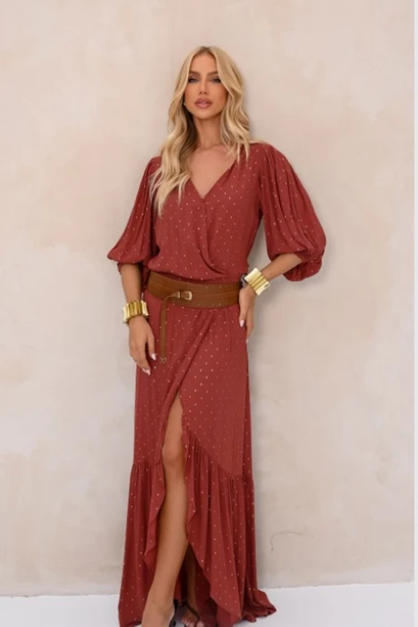 Vestido Bryana Marrón