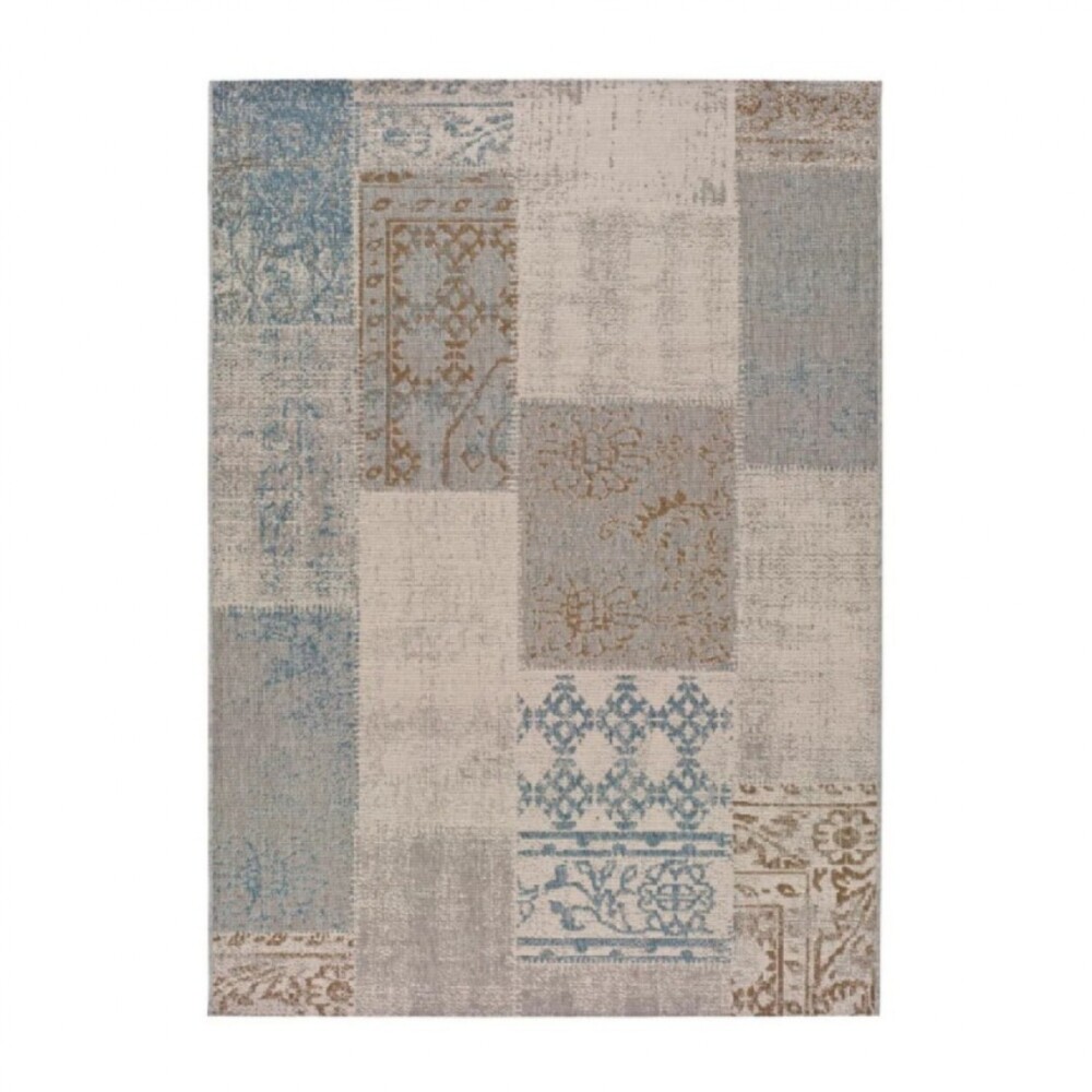 Alfombra Star - 160/230 - Azul y marrón Alfombra Star - 160/230 - Azul y marrón