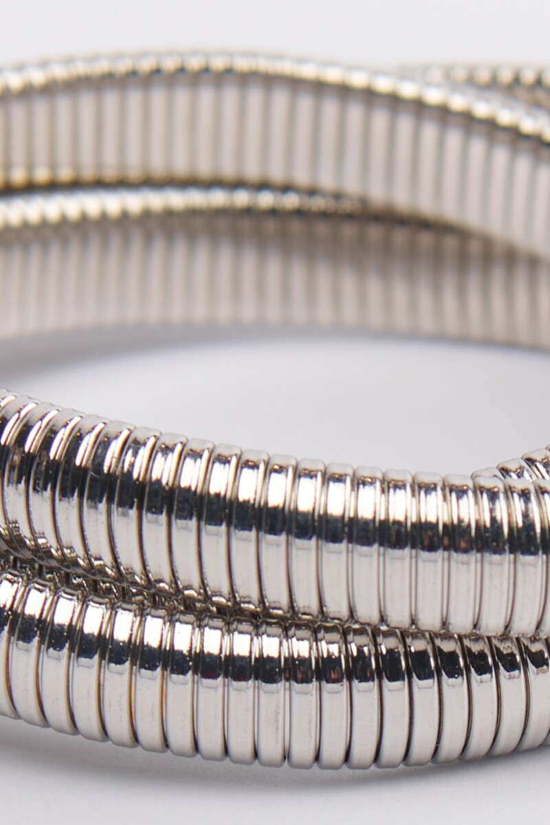 PULSERA TRIPLE PLATA