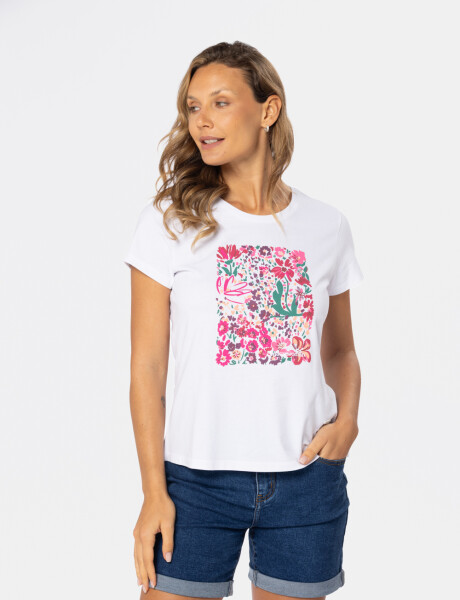 REMERA ESTAMPADA Blanco