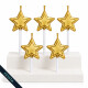 Vela Estrellas x5 Und Dorado