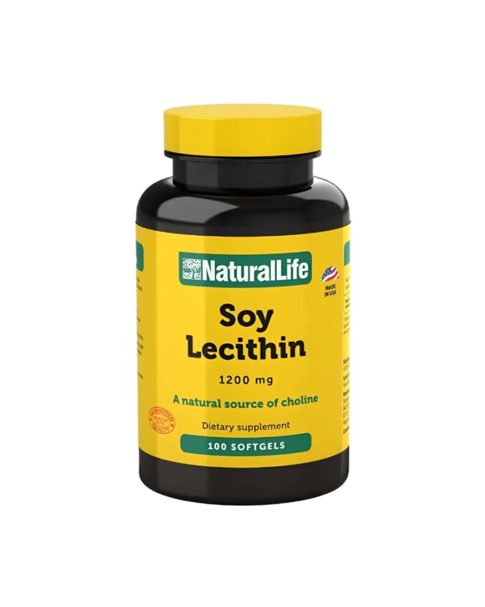 Soy Lecithin 100caps Natural Life 