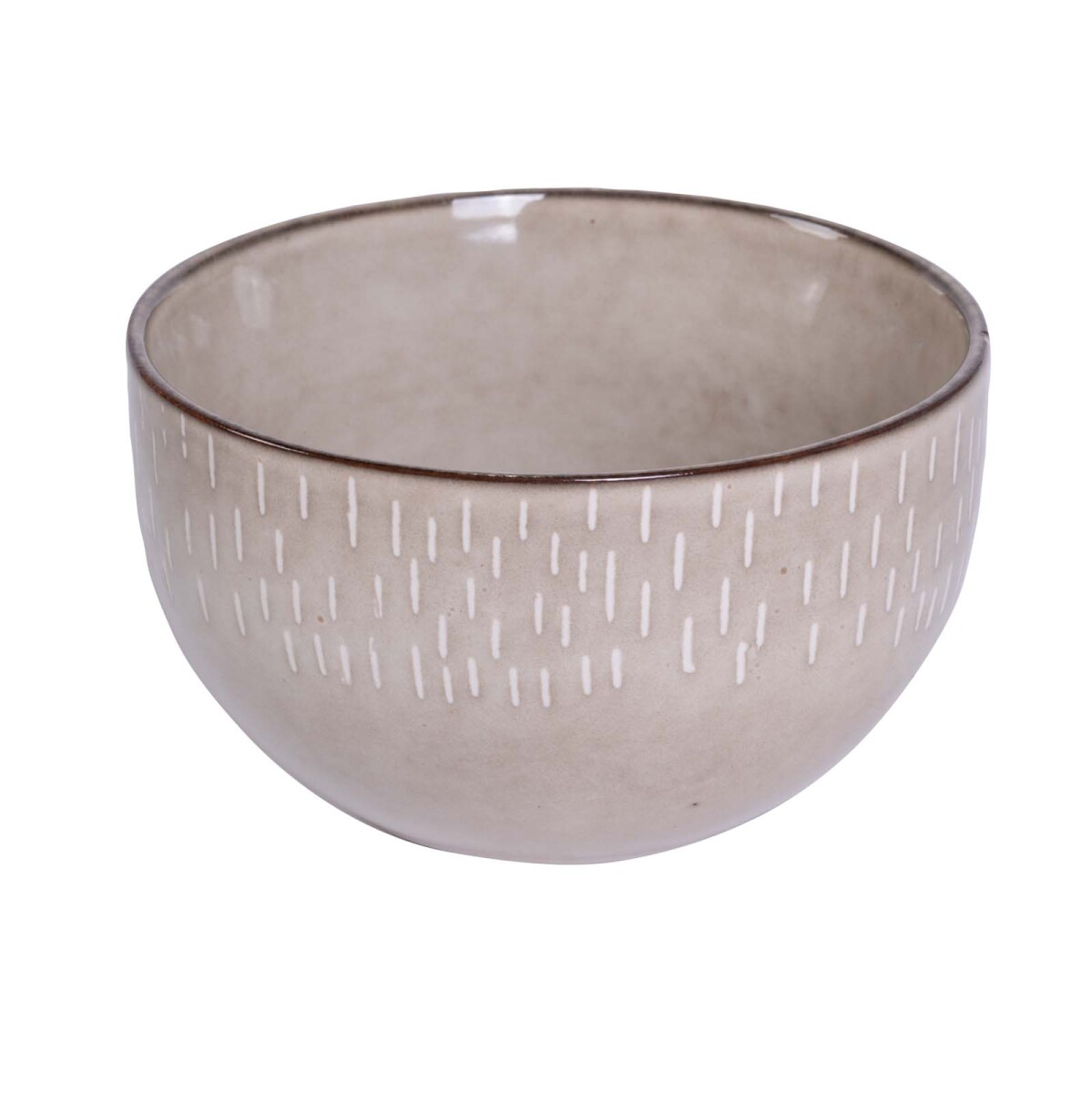 BOWL - 12CM PINTS NATURAL/BEIGE CERÁMICA TJL-24ST0902069 