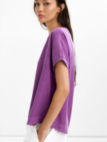 Camiseta 100 % Lyocell violeta