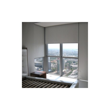 Cortina Roller Blackout Lumax 160 X 160 Cm Colores Blanco