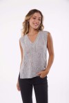CHALECO ANETA GRIS
