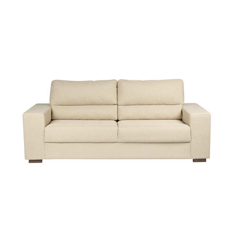 SOFA 3 CUERPOS - TELA RUSTICO CLARO SOFA 3 CUERPOS - TELA RUSTICO CLARO