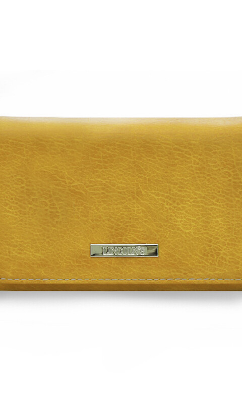 BILLETERA LIRIO MOSTAZA