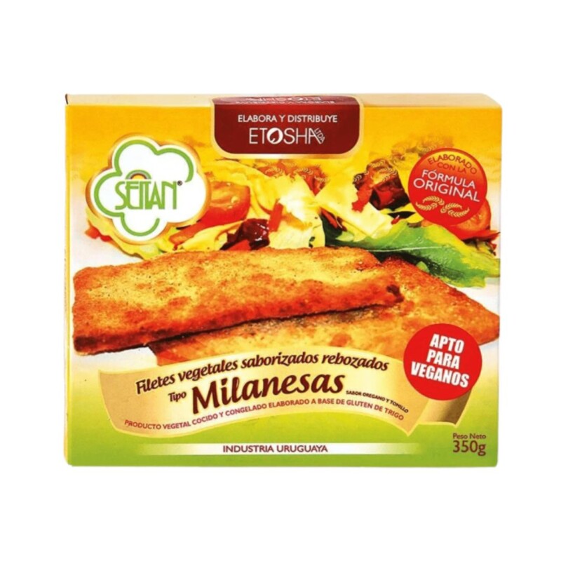 Milanesa de seitán saborizada Etosha - 4 ud. - 350 g Milanesa de seitán saborizada Etosha - 4 ud. - 350 g