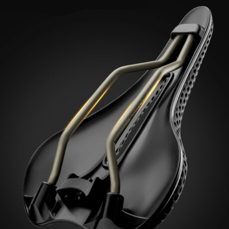 Rockbros - Asiento para Bicicleta. Tecnología de Impresión 3D. Fibra de Carbono. Color Negro. 001