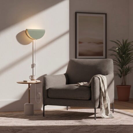 ARTEFACTO DECORATIVO DE PARED BEND Luminaria De Pared Band Verde