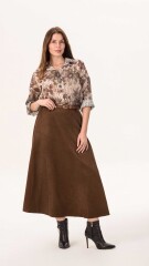 Falda Roma chocolate