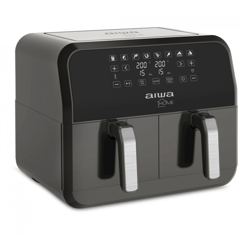 Freidora Digital sin Aceite Dos Canastos 8L | AIWA | AW-FT8003 Freidora Digital sin Aceite Dos Canastos 8L | AIWA | AW-FT8003