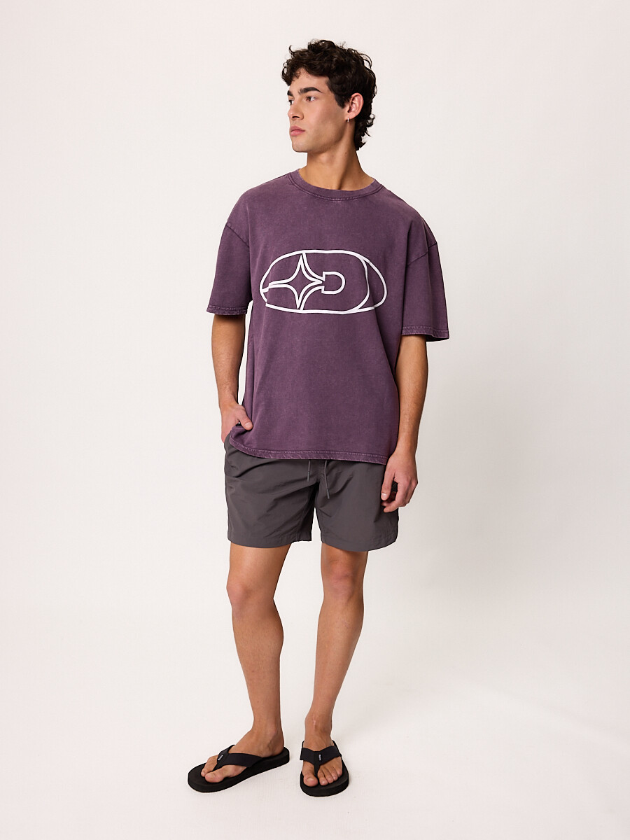 T-SHIRT M/C GUARIAN DIXIE Uva