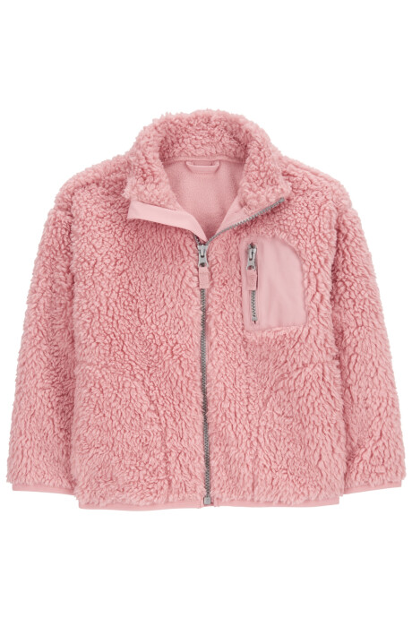 Campera de sherpa, rosada Campera de sherpa, rosada