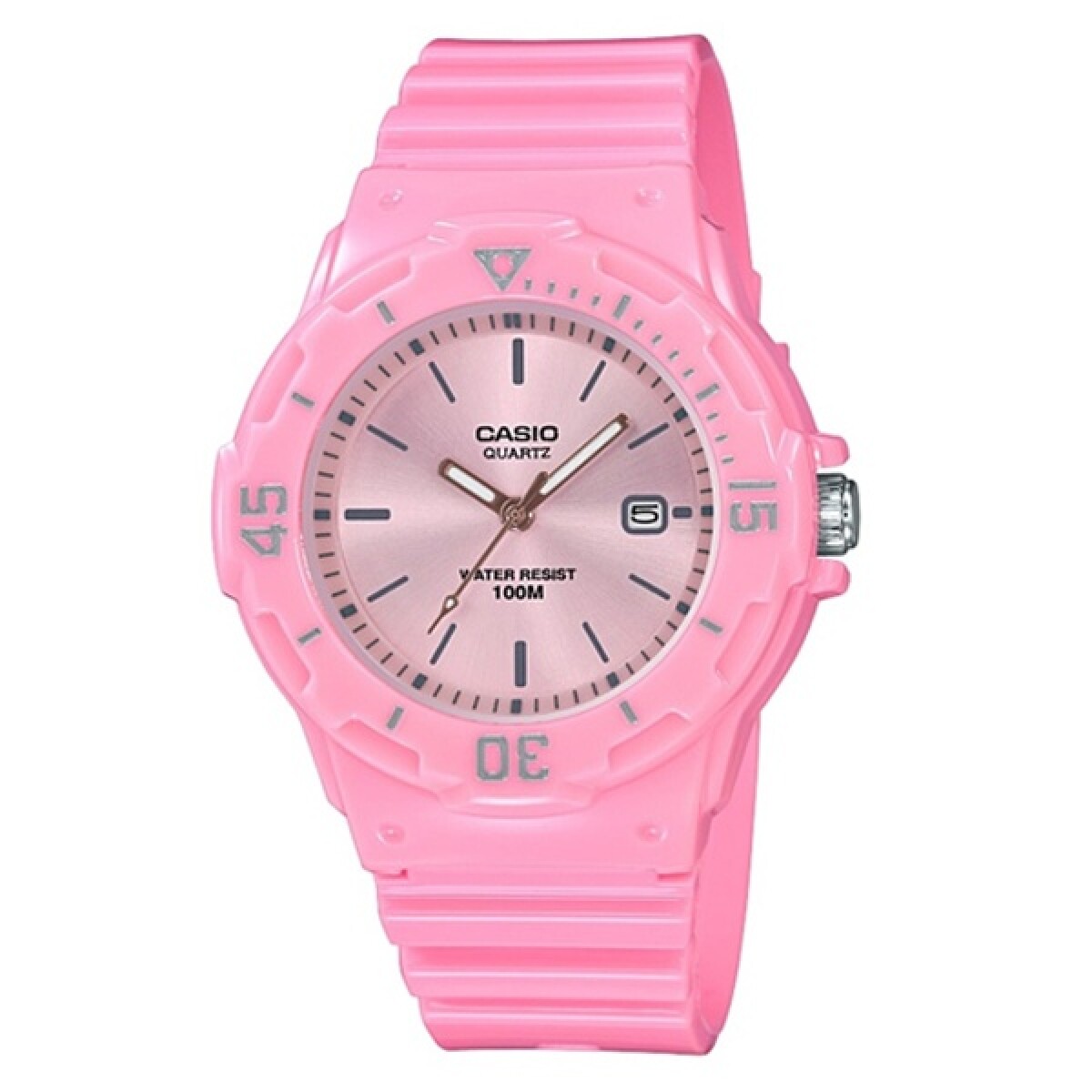 Reloj CASIO LRW200H-4E4VDF Resina Rosada Esfera 34mm 