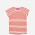 Remera rayada NARANJA
