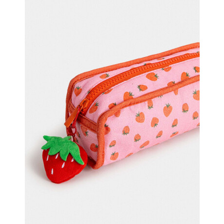 Cartuchera Con Charm Combinacion Bicolor