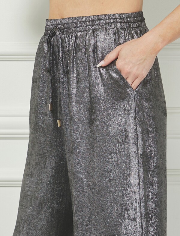 Pantalon Brillo PLATEADO
