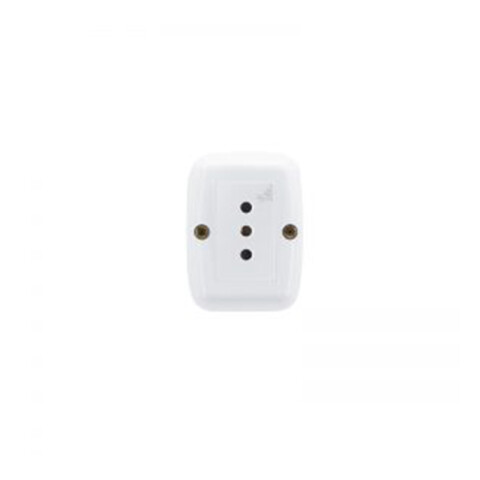 Caja exterior de 1 módulo con 1 toma 3 en línea blanco M47218