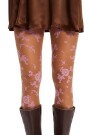 Medias Floral Rosa
