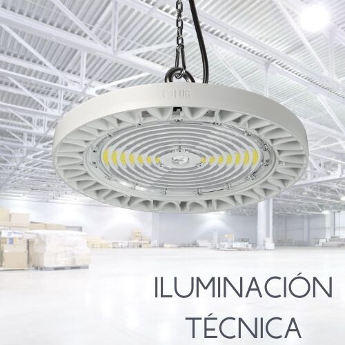Luminarias tecnicas, uso comercial e industrial
