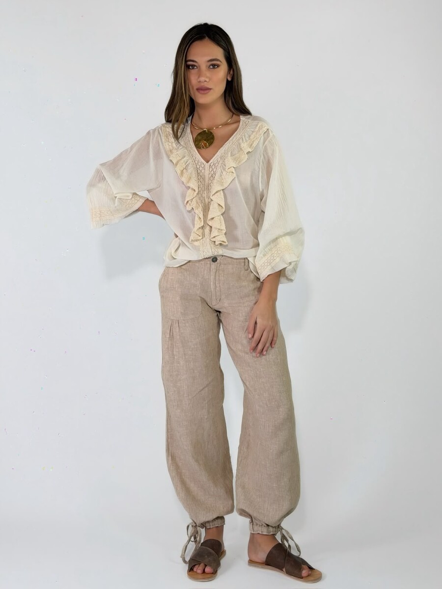 PANTALON MANOLA - CRUDO 