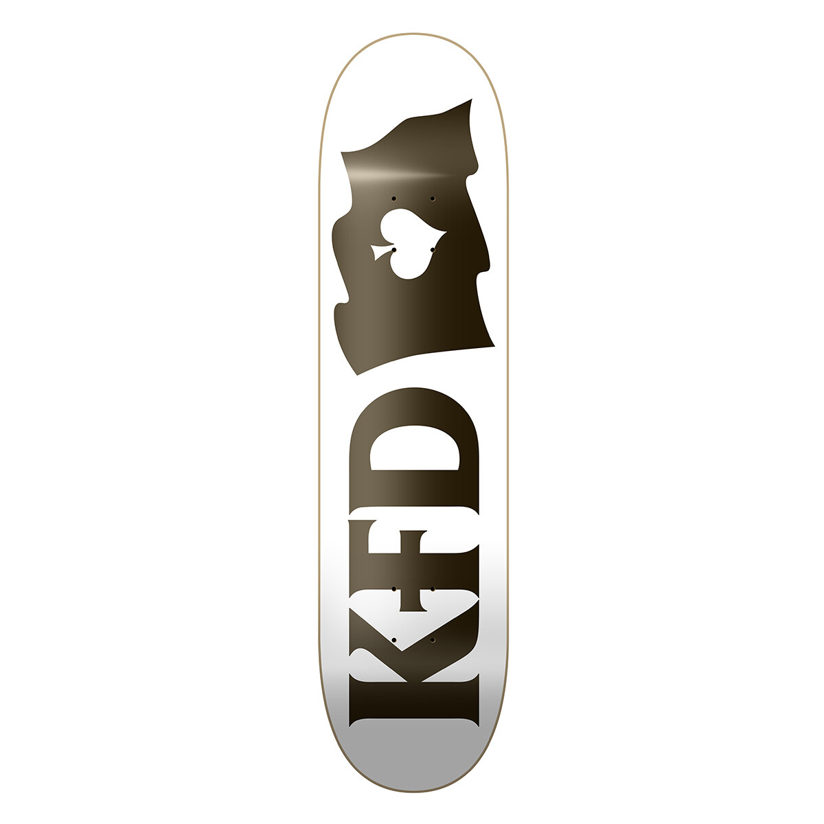 Deck KFD Flagship Logo White 8.75" (Lija incluida) 