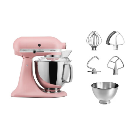 Batidora Planetaria Artisan Plus 4,8 Litros Rosa Mate KitchenAid Batidora Planetaria Artisan Plus 4,8 Litros Rosa Mate KitchenAid