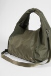 Shopper oversize con correa regulable verde