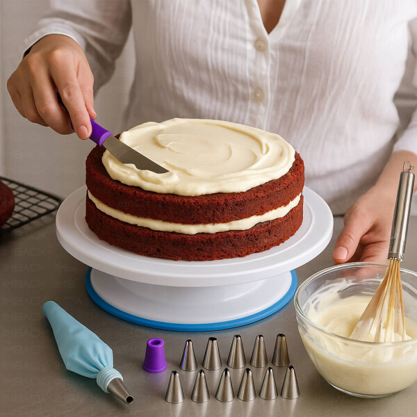 Set de Repostería IMBACK IBK-HMJ078-MIX | 492 Piezas Profesionales | Decoración de Tortas, Cupcakes y Postres Set de Repostería IMBACK IBK-HMJ078-MIX | 492 Piezas Profesionales | Decoración de Tortas, Cupcakes y Postres