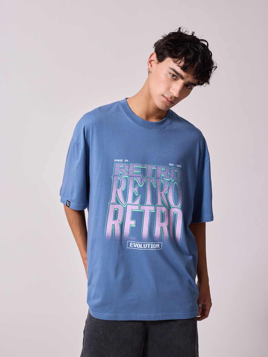 T-SHIRT MOYA DIXIE Azul Piedra