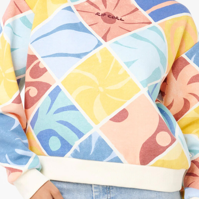 Buzo Rip Curl Aots - Ty Williams Relaxed Crew - Multicolor Buzo Rip Curl Aots - Ty Williams Relaxed Crew - Multicolor