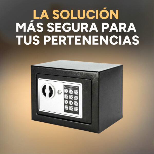 Caja Fuerte Cofre Electronica Digital Llaves Seguridad Color Variante Negro