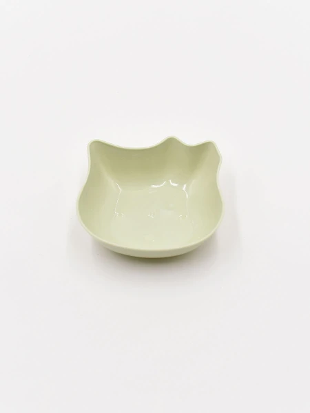 PLATO PEQUEÑO GATO VERDE