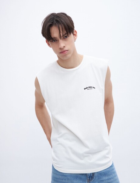 Musculosa Gary Off white