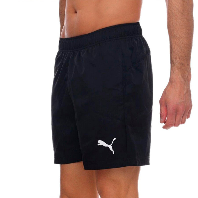 Puma Active Woven Shorts 5" Negro-blanco